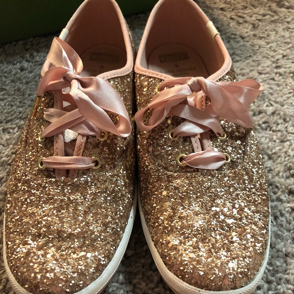Kate Spade Rose Gold Keds